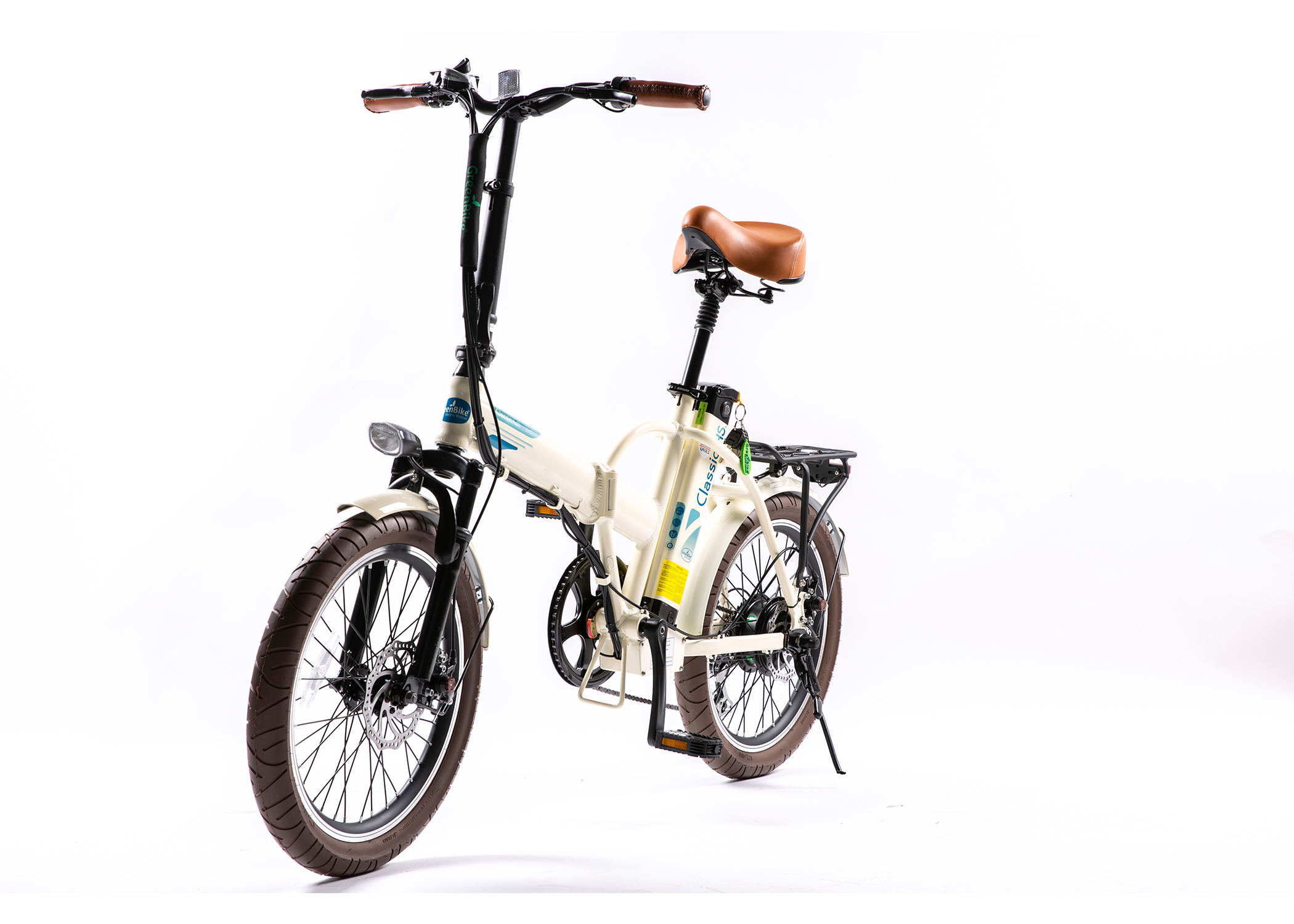 Classic HS FOLDING CITY ELECTRIC BIKE | Green Bike